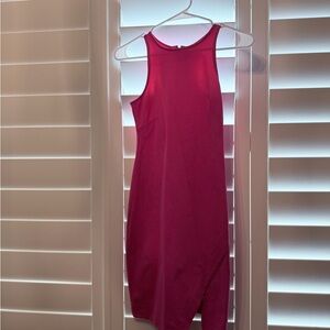 Sleeveless Fuchsia Bodycon Dress